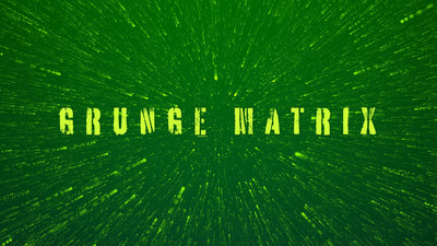 Matrix Particles Cinematic Camera Fly Out Clean Modern Title Intro