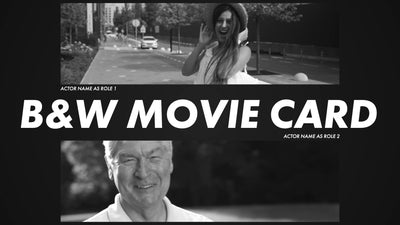 Movie Film Trailer Promo Award Animated Banner Card 04