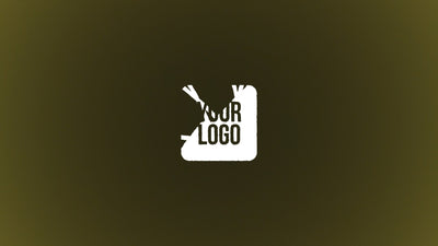 Business Creative Brush Logo Reveal Gradient Single Color