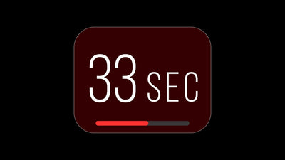 Countdown Rectangle Timer Bar 60 Seconds Infographic