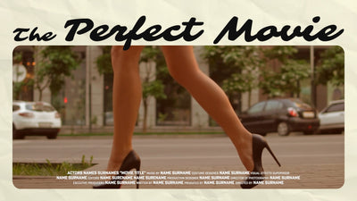 Modern Design Trendy Movie Poster Title Card Animation 04
