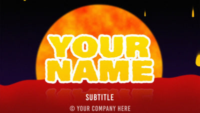 8 Bit Cartoon Retro Red Sea Sun Soda Inspired Game Trailer Intro Title
