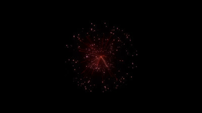 Firework Element Glow Red 02