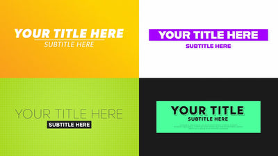 Kinetic Typography Urban Design Modern Noise Collection 02