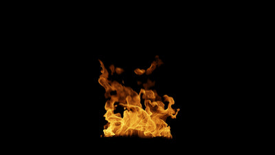 Flame Burning Hot Small Fire 03