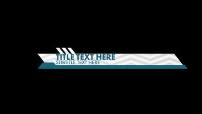 Modern Textured Lower Third Title Animation Variation 02
