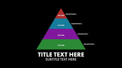 Animated Infographic Flat Pyramid Chart
