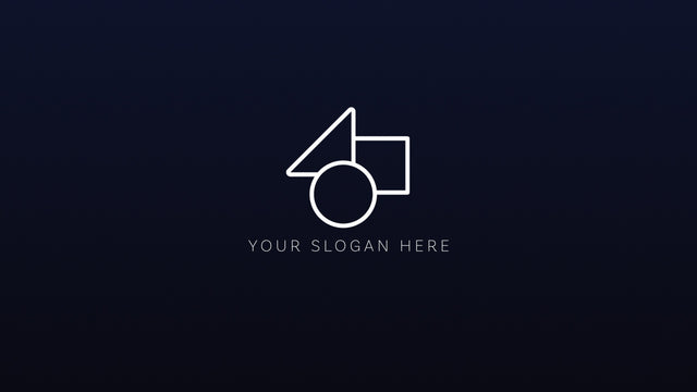 Cinematic Camera Fly Out Clean Modern Logo Reveal