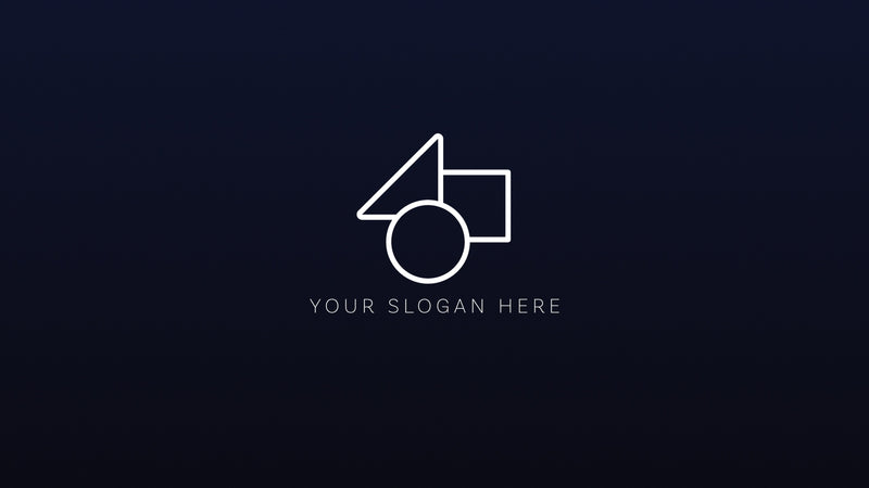 Cinematic Camera Fly Out Clean Modern Logo Reveal