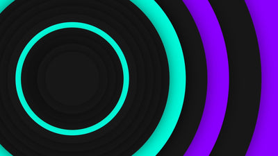 Light Switching Color Circles Urban Animated Background