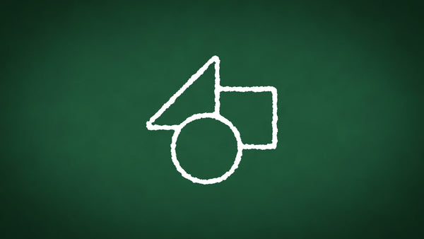 Chalkboard School Green Chalk Handwriting Logo Reveal