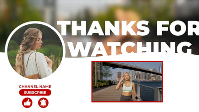 Social Media Video End Screen Modern Trendy Outro 08