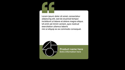 Product Testimonial Review Card Wiggle Playful Clean