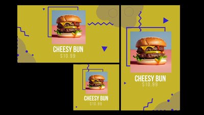 Multi Resolution Food Product Restaurant TV Overview Variation 02