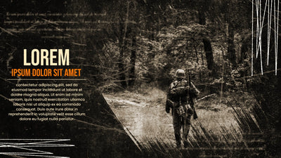 Old World War Sepia Duotone Slideshow Documentary