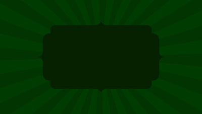 Cartoon Fun Box Rotating Lines Green Circus Background