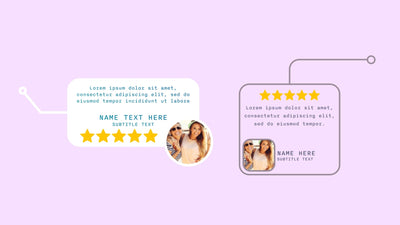 Call Out Title Testimonial Review Rating Infographic Panel