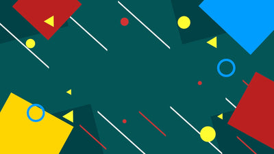 Animated Shapes Colorful Styled Modern Looping Background Variation 02