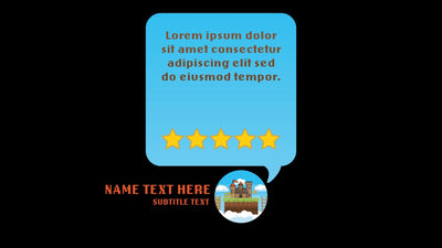 Gaming Review Testimonial Infographic Animated Panel 03