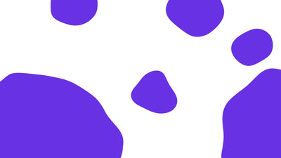 Animated Ink Splatter Cartoon Dots Background