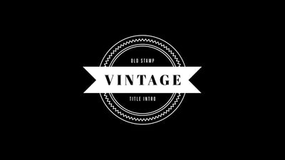 Vintage Stamp Elegant Title Intro