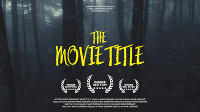 Movie Film Trailer Promo Award Animated Banner Card 05
