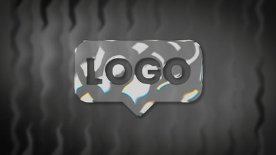 Glass Transparant Reflective Modern Logo Reveal