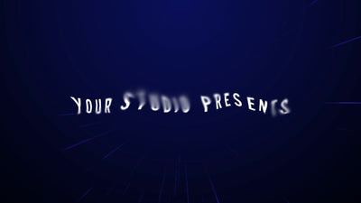 Cinematic Blur Text Reveal Mysterious Particles Intro Opener