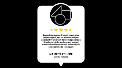 Professional Review Star Testimonial Rating Customer