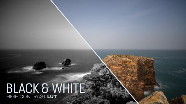Black and White High Contrast LUT