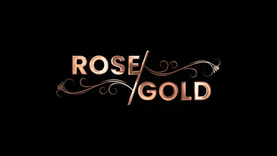 Gold Shiny Metal Bling Expensive Golden Baller Title Intro 03