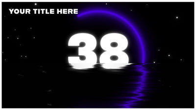 Water Ripple Mirror Countdown Number Intro Opener