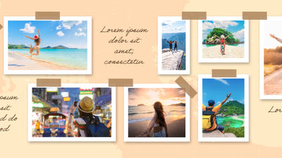 Beautiful Memories Recap Slideshow Travel Picture Modern