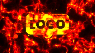 Hot Molten Magma Logo Reveal