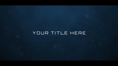 Cinematic Black Bars Mysterious Text Title Intro
