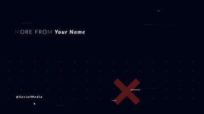Official Social Media Glitch End card