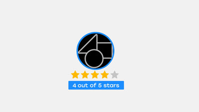 Rating Star Review Score Animated Infographic Variation