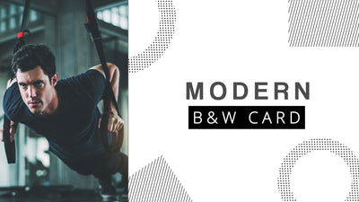 Black and White Modern Title Card Variation 02