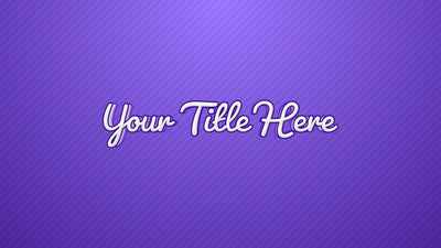 Modern Cartoon Line Accent Color Text Reveal Title Intro