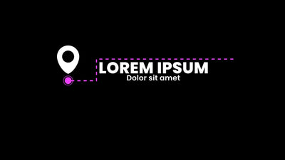Modern Universal Pop Up Pin Location Lower Third