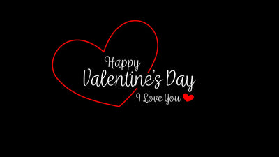 Valentine Love Title Heart Passion Variation 04