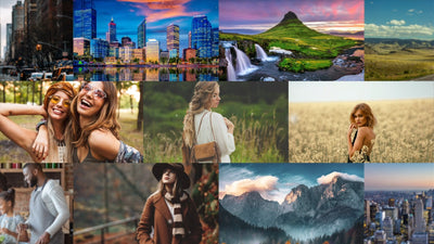 Multi Panel Grid Slideshow Dynamic Modern Media Display 01