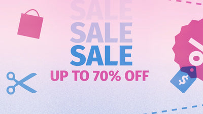 Shopping Sale Discount Promotion Social Video Blue Pink