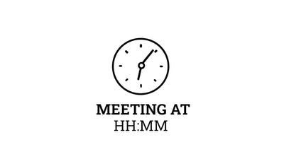 Animated Office Icon Reminder Information Clock Time