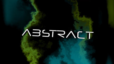 Abstract Ink Strobing Text Title Intro