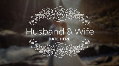 Wedding Title Hand Drawn Beautiful Screen Romantic Love 13