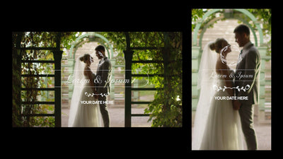 Multi Resolution Wedding Ring Special Day Couple Names Dates Overlay