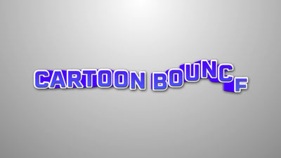 Bouncy Extrude Cartoon Gradient Text Title Intro