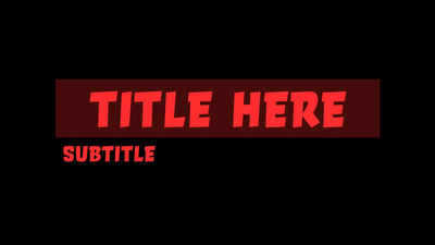 Unique Retro Cyber Old School Video Game Lower Third 03