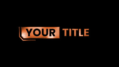 Rough Metal Text Scratch Realistic Metalic Title Intro